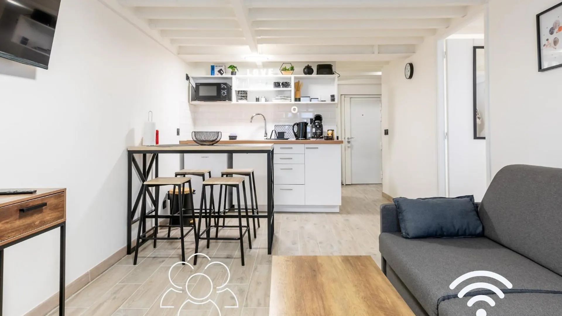 Magnifique Flat Le Belleville - Lumineux - 4 Personnes - Proche Metro 파리