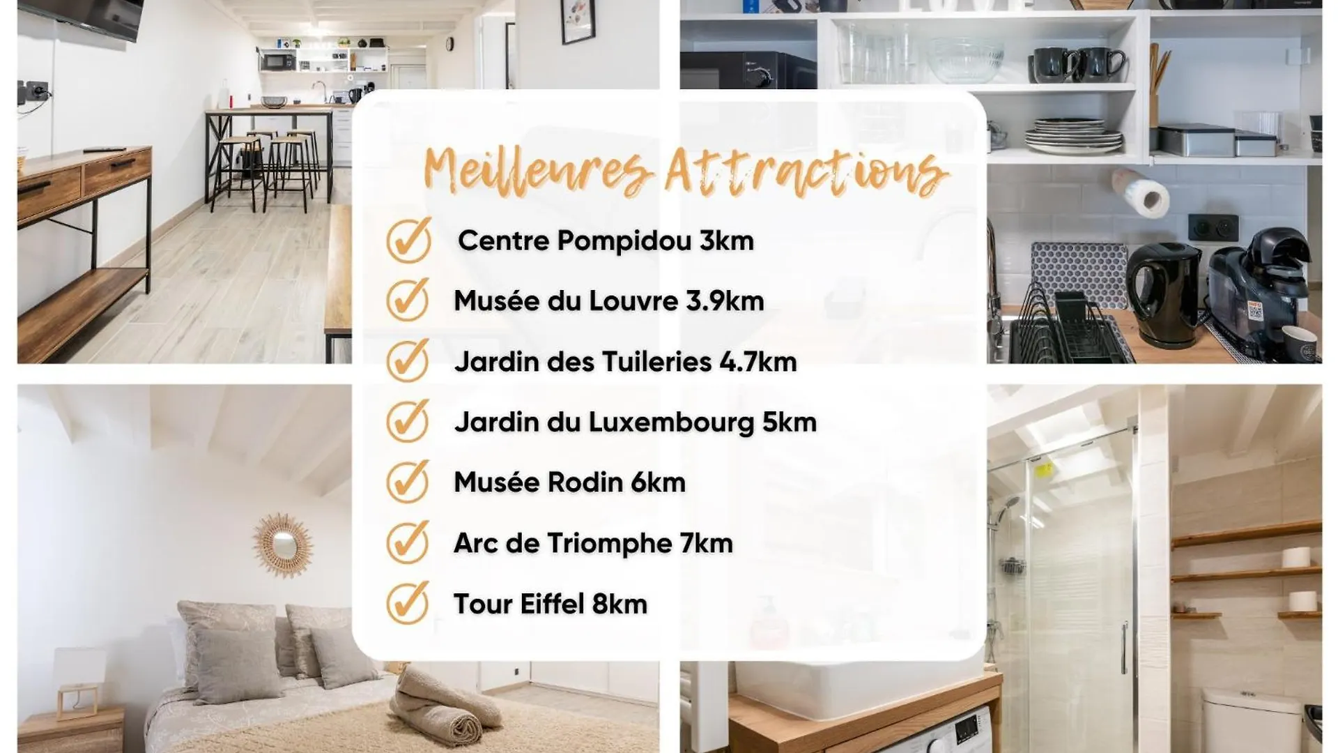 Apartment Magnifique Flat Le Belleville - Lumineux - 4 Personnes - Proche Metro Paris