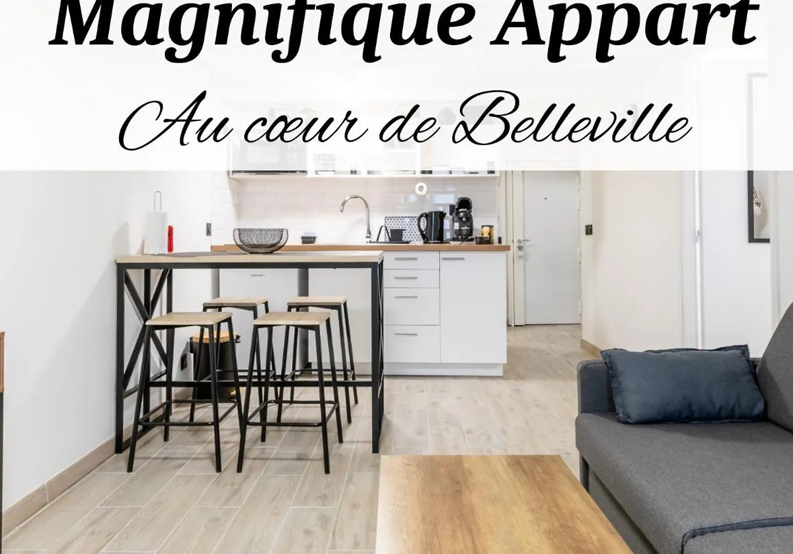 Apartment Magnifique Flat Le Belleville - Lumineux - 4 Personnes - Proche Metro Paris France